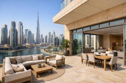 Luxury penthouse with spacious terrace - Léa